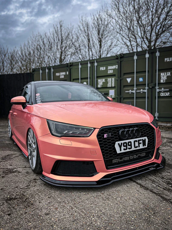 Audi S1 8X - V2 Front Splitter - Image 4