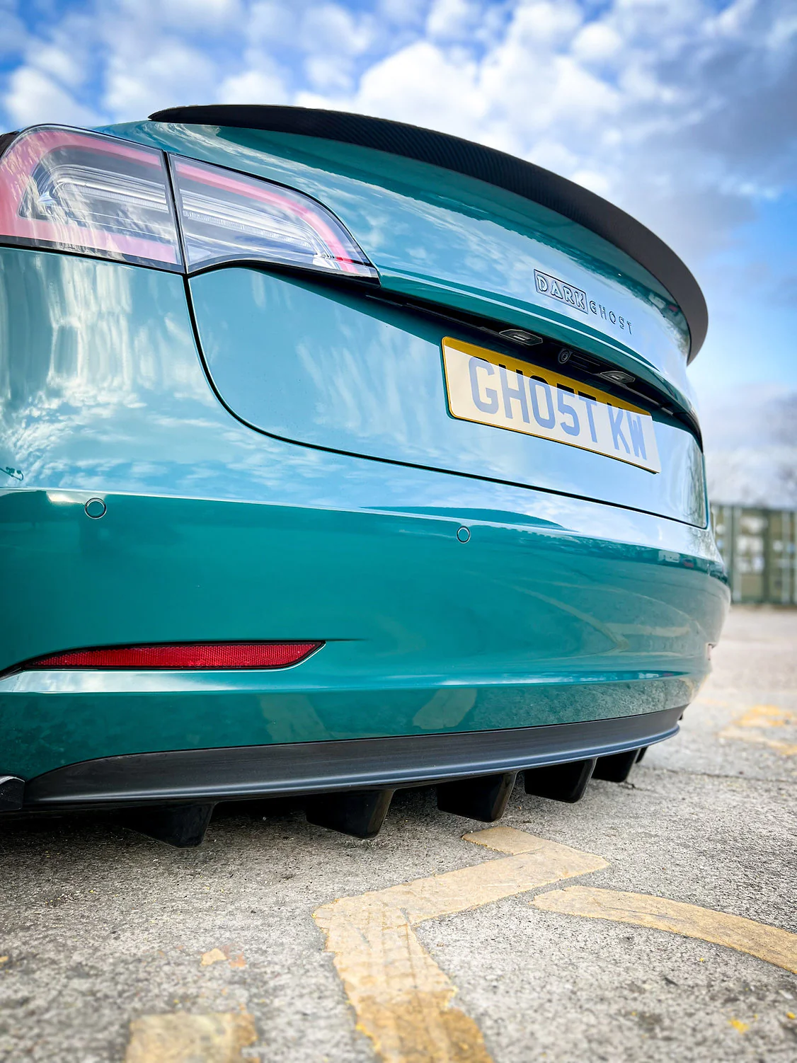 Tesla Model 3 - Rear Finned Diffuser Panel - Image 3