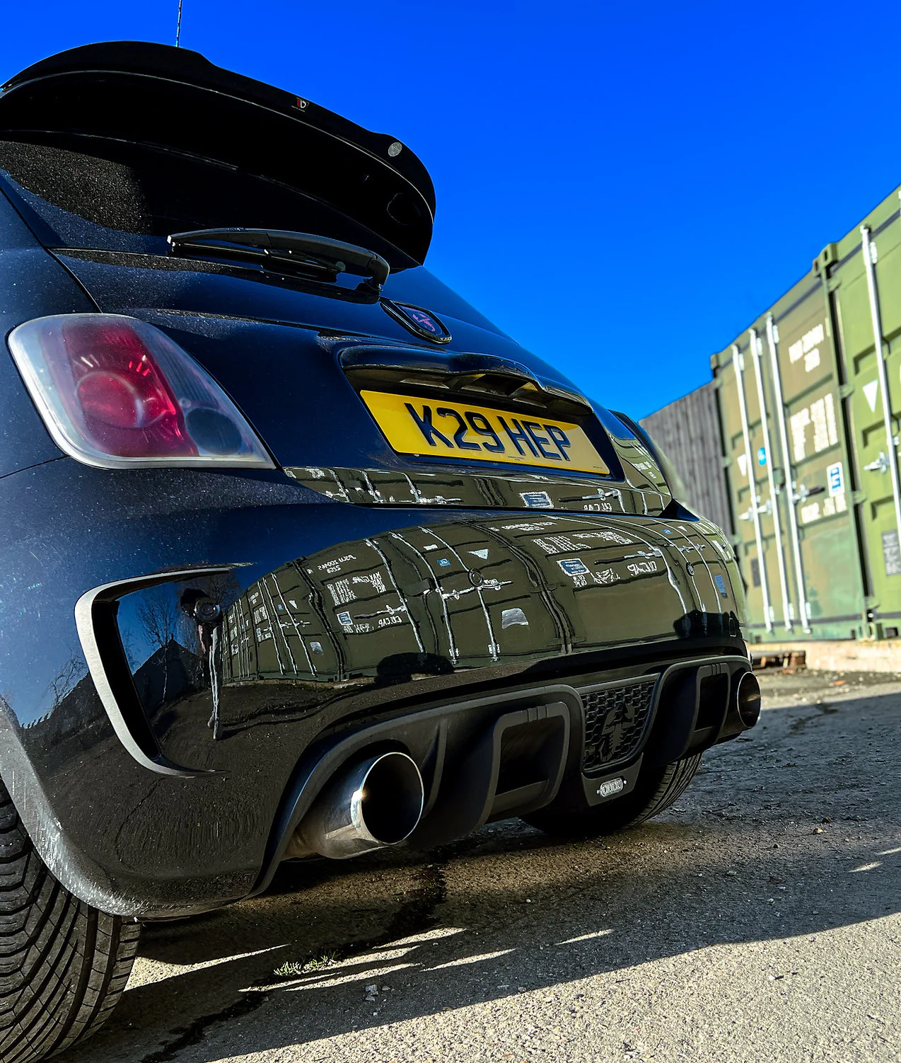 Fiat Abarth 500 Series 3 - Rear Diffusers and Rain Light - Image 3