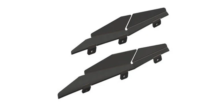 Ford Fiesta MK7.5 ST180 - Ally-Aero Front Bumper Canards - Image 4