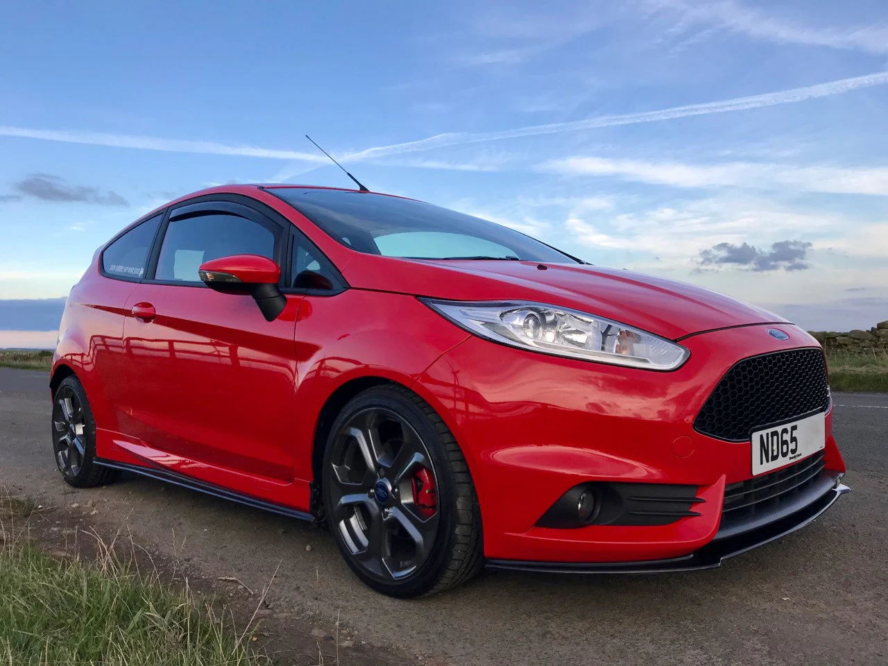Ford Fiesta MK7.5 ST180 - V3 Front Splitter