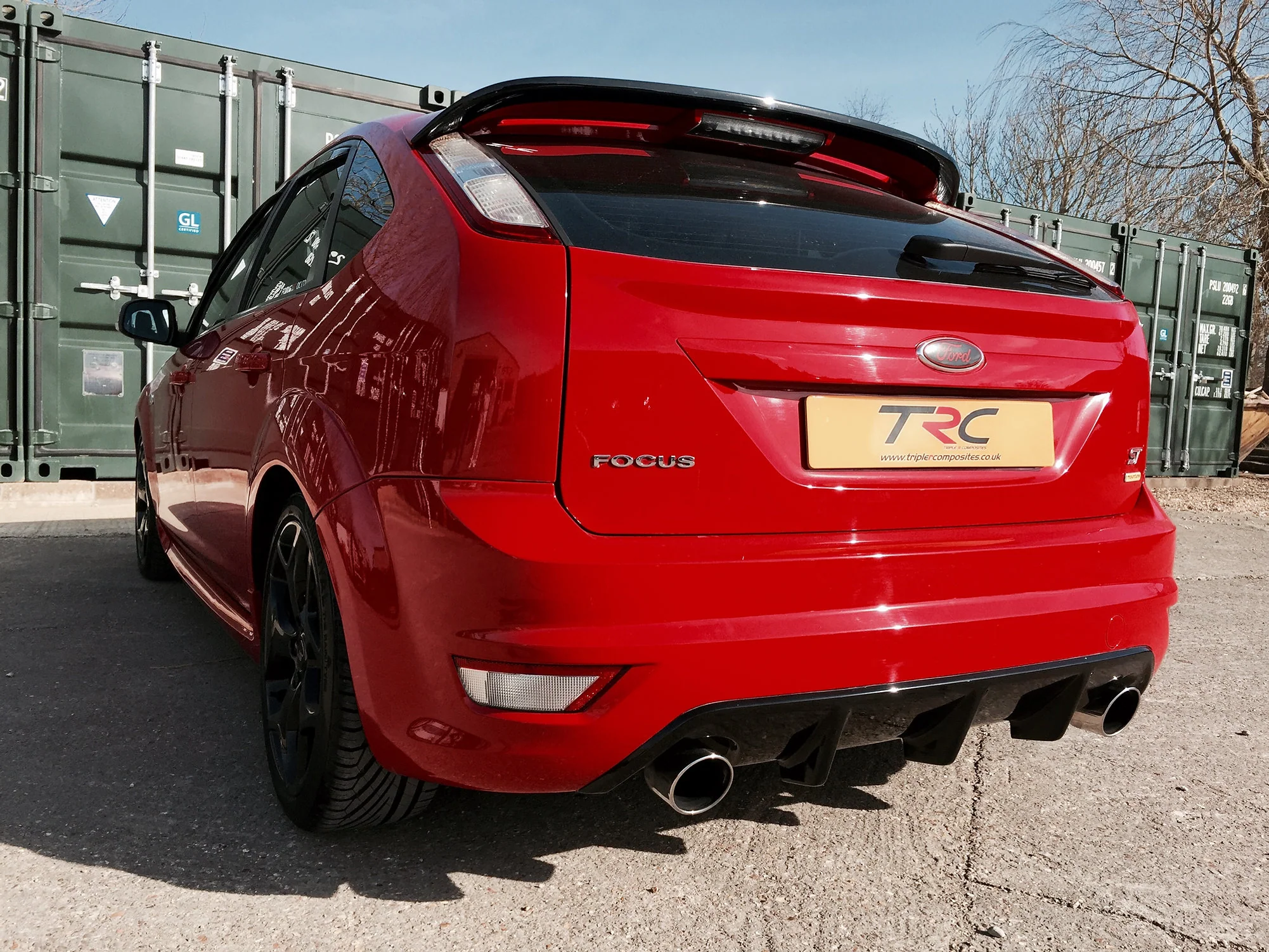 Ford Focus MK2.5 ST225 - Rear Finned Diffuser - Image 3