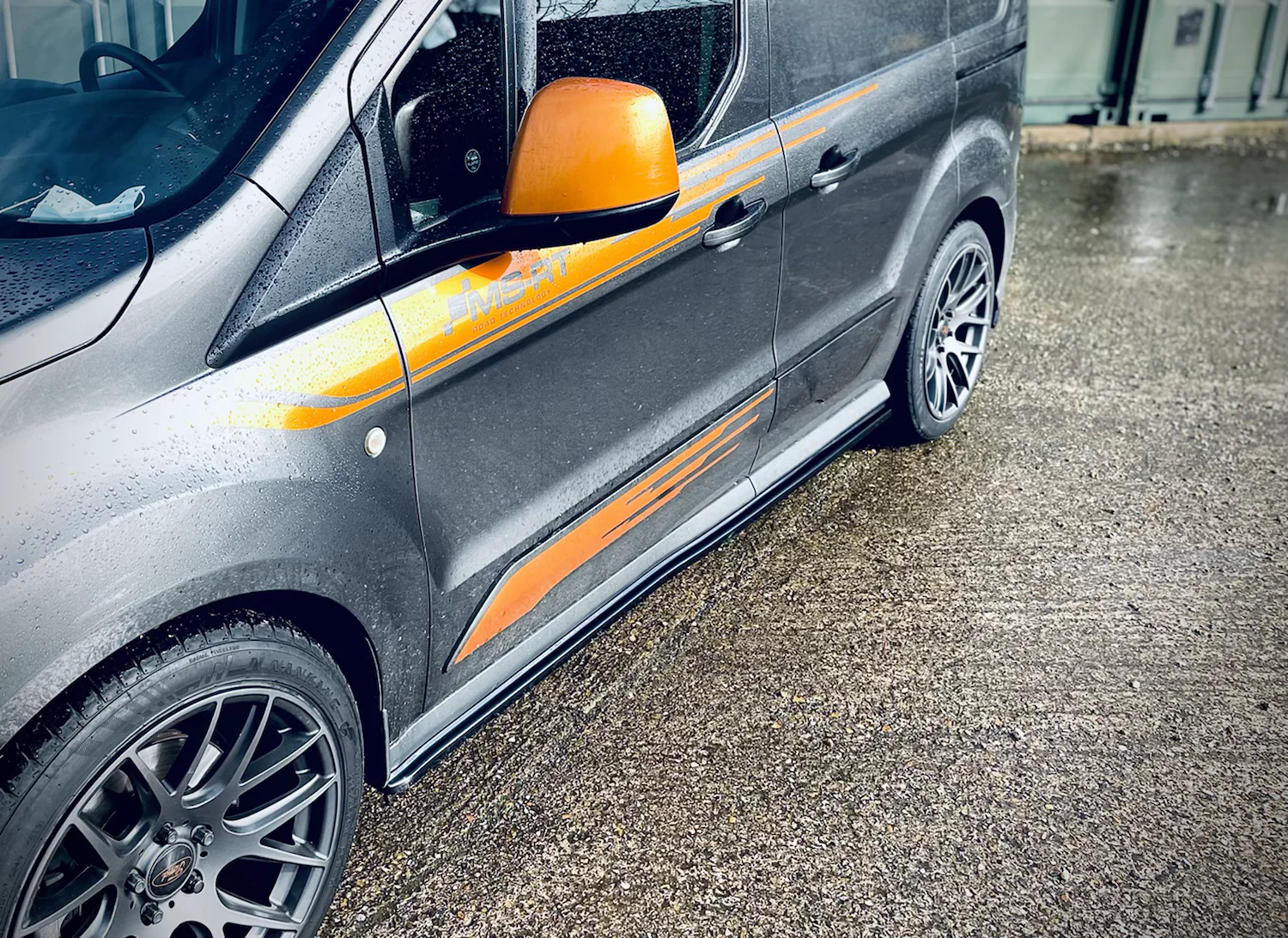 Ford Transit Connect MK2 Pre Facelift Short Wheelbase - Side Skirt Splitters
