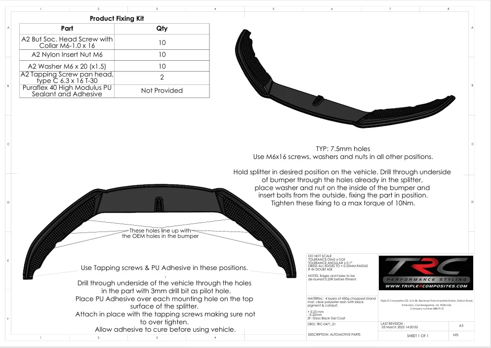 Lotus Emira - Front Splitter - Image 8