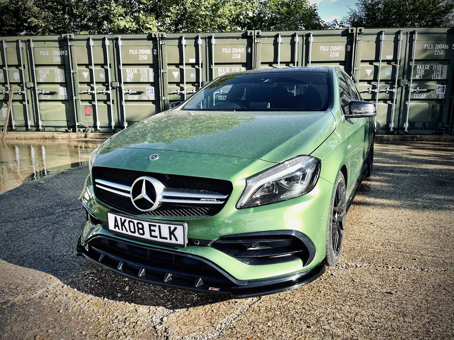 Mercedes A45 AMG W176 Pre Facelift Non-Aero - Front Splitter - Image 2