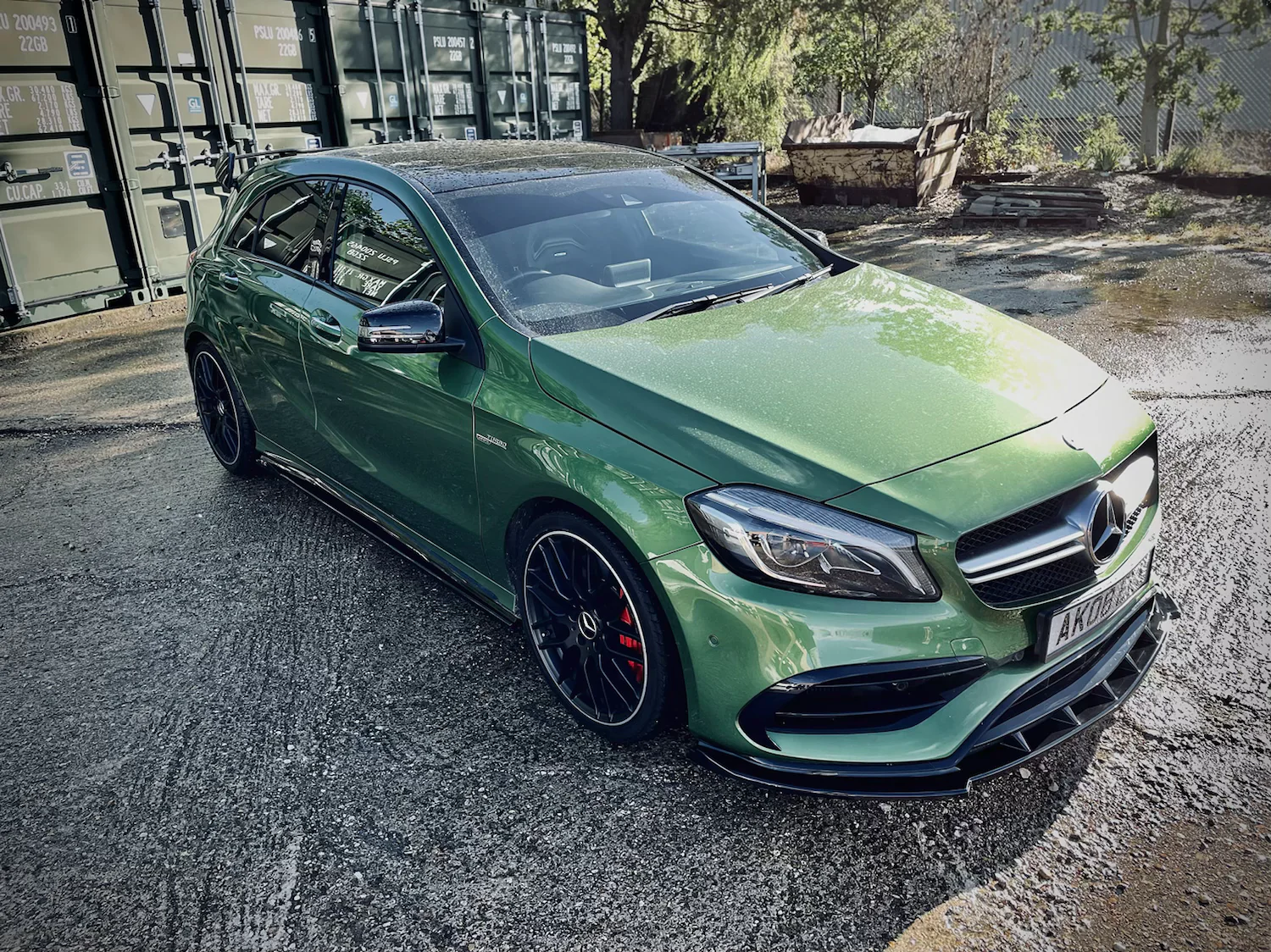 Mercedes A45 AMG W176 Pre Facelift Non-Aero - Front Splitter - Image 3