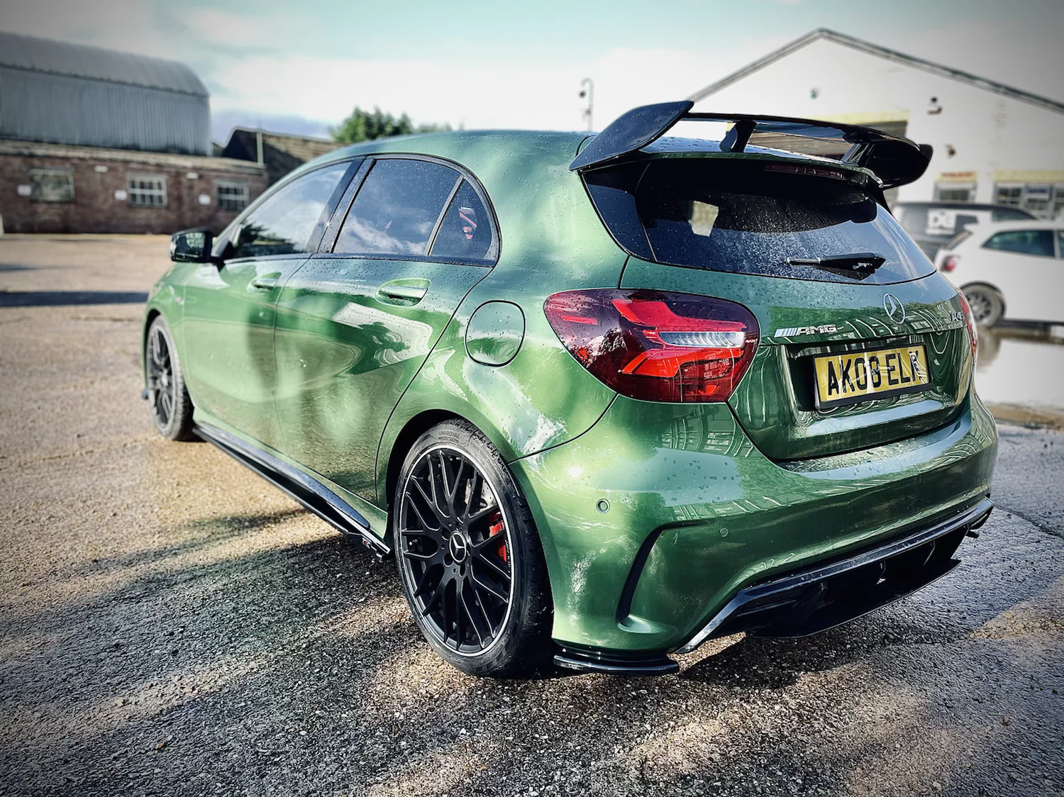 Mercedes A45 AMG W176 Pre Facelift Non-Aero - Side Skirt Splitters - Image 2