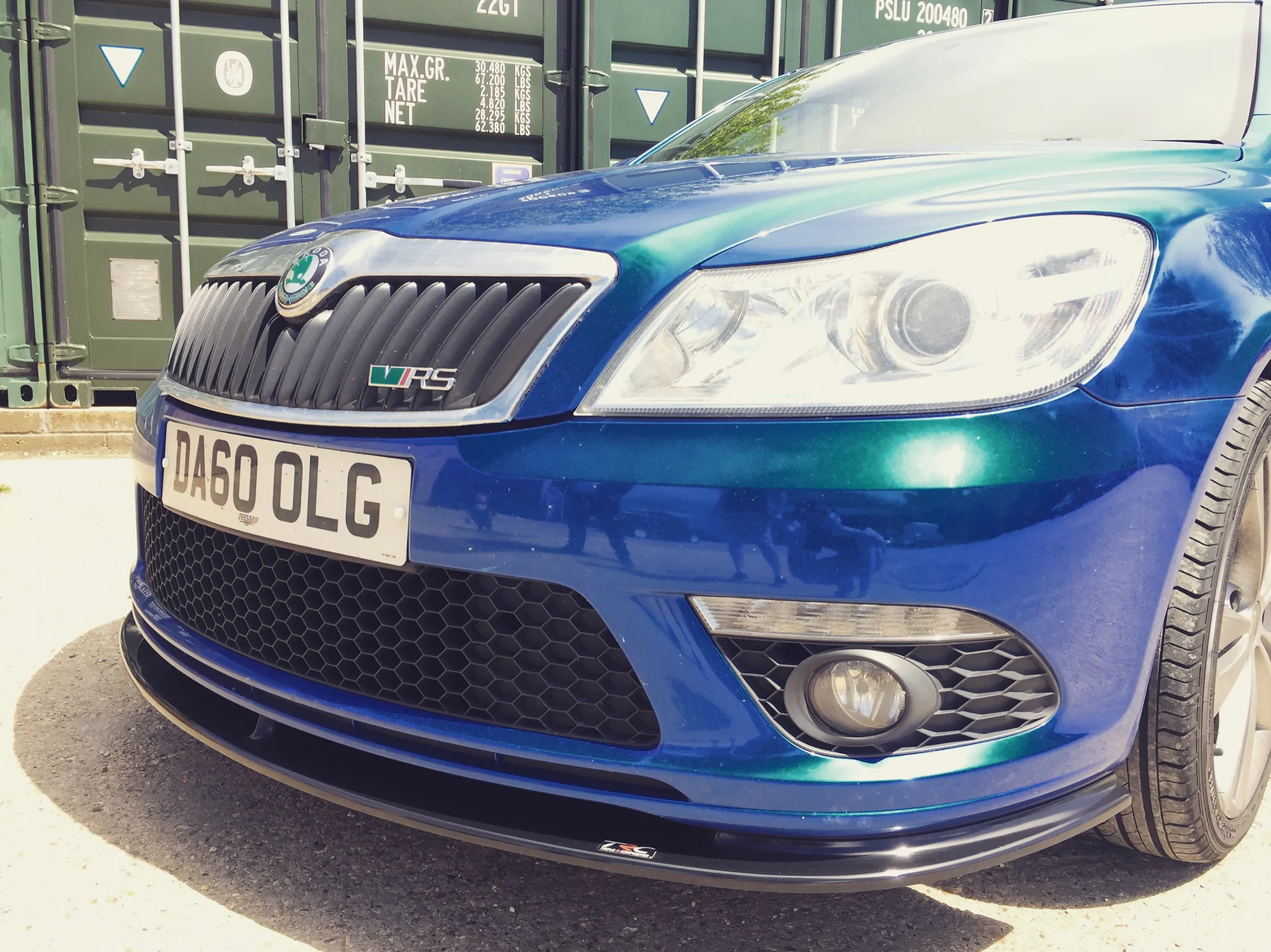 Skoda Octavia MK2 VRS - Front Splitter - Image 2