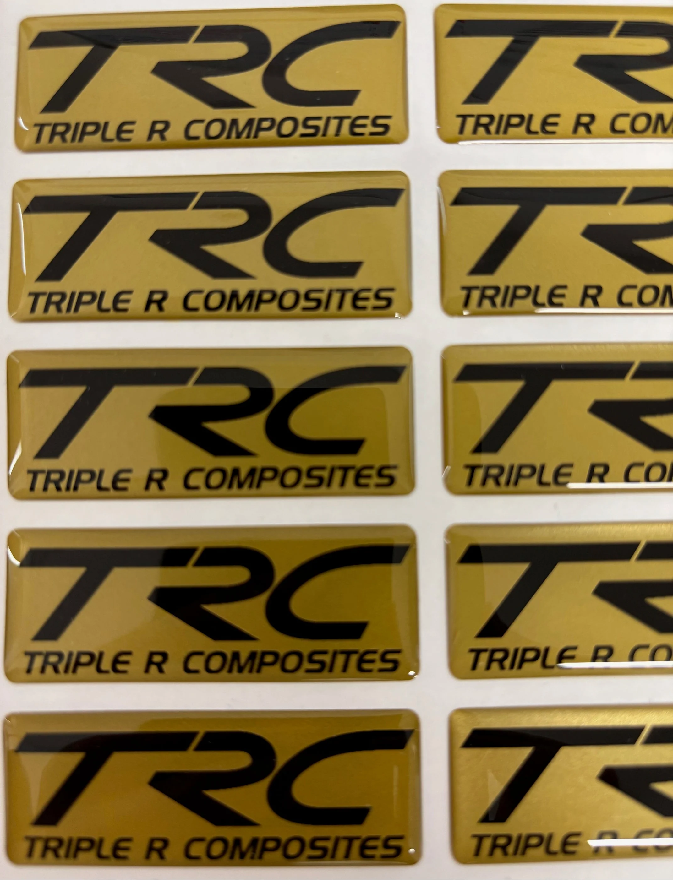 TRC Gel Badge - Gold Edition - Image 6