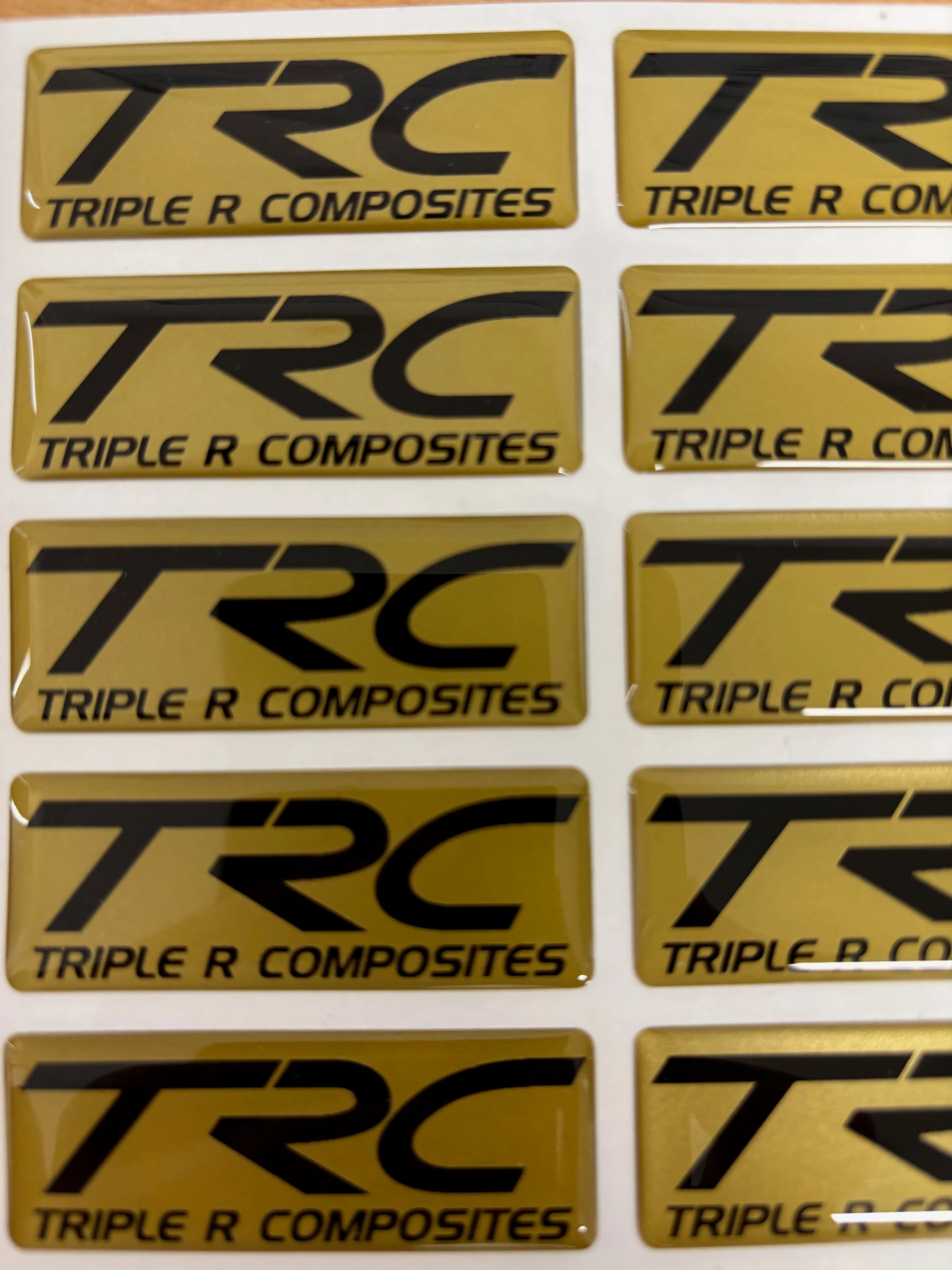 TRC Gel Badge - Gold Edition - Image 7