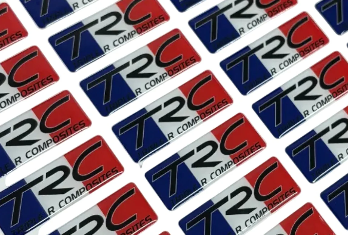 TRC Gel Badge - Tricolour Edition