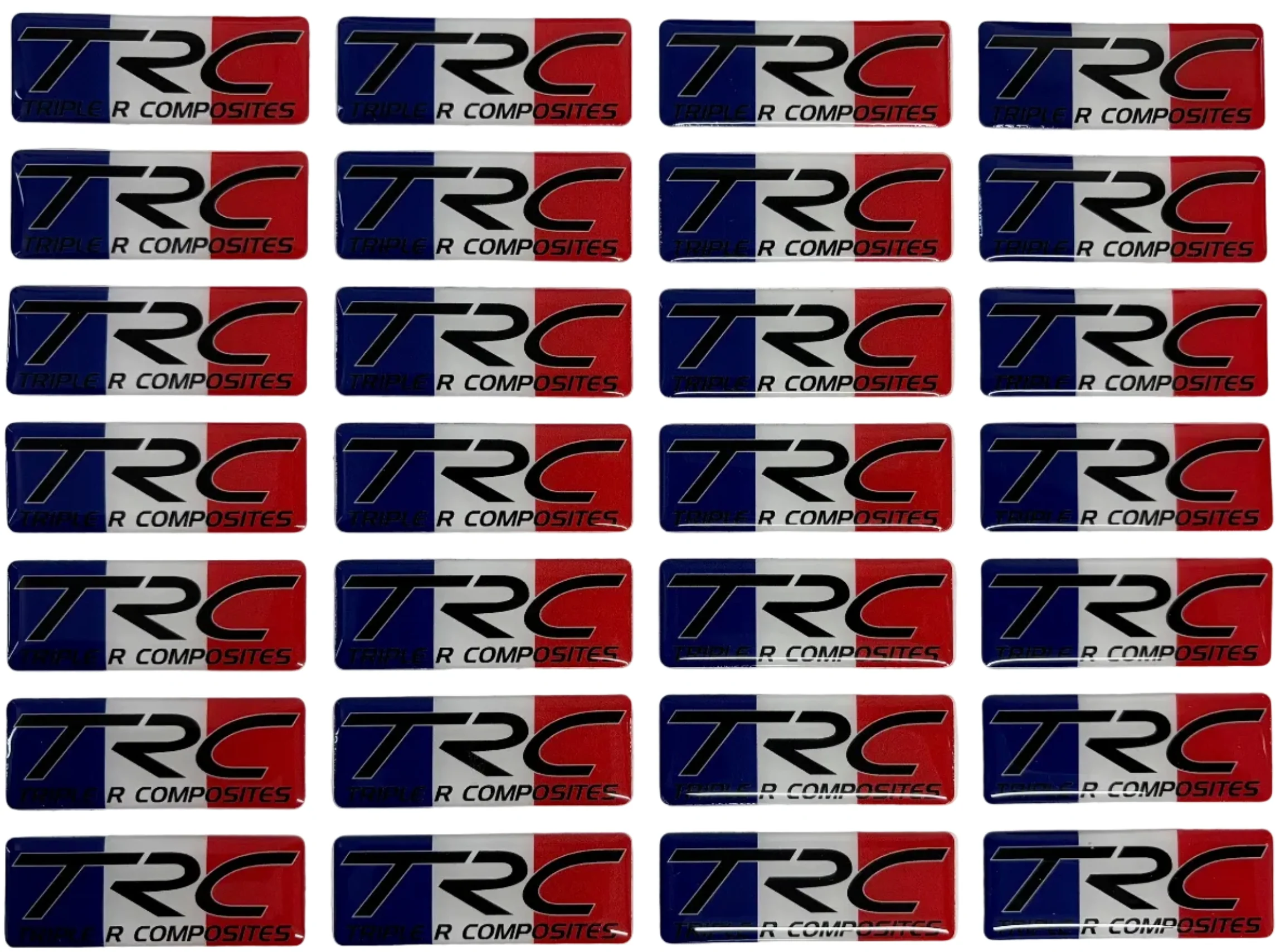 TRC Gel Badge - Tricolour Edition - Image 2