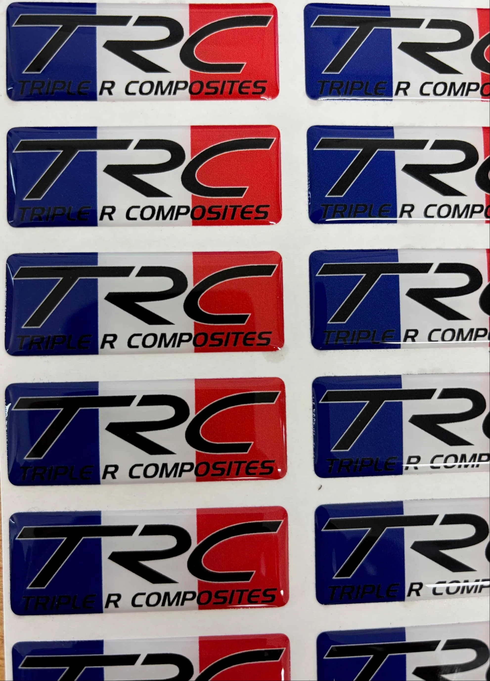 TRC Gel Badge - Tricolour Edition - Image 3