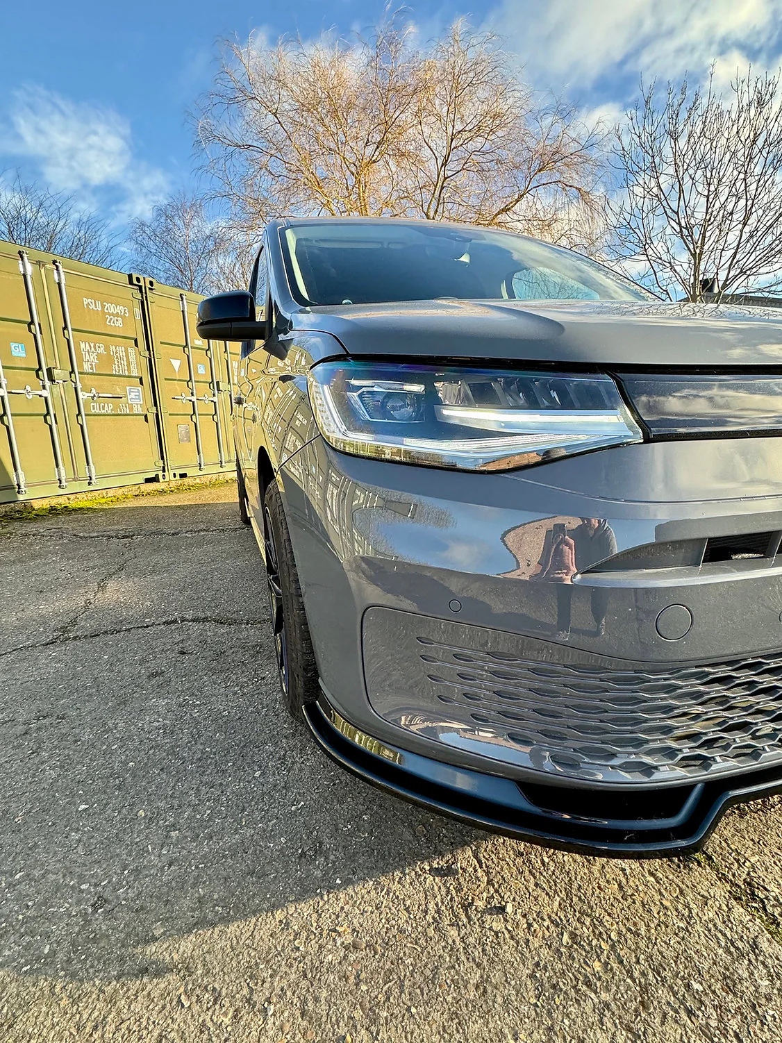 Volkswagen Caddy MK5 - V2 Front Splitter - Image 6