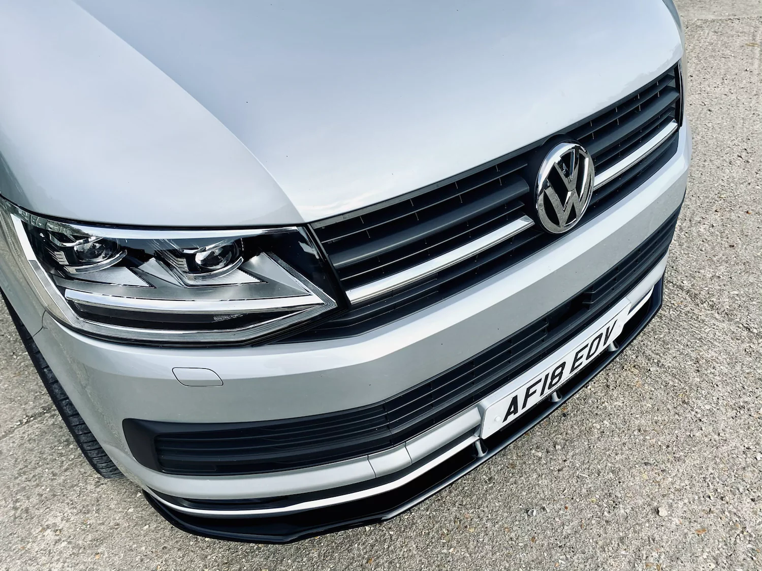 Volkswagen Transporter T6 Non-Sportline Long Wheelbase - Styling Factory Front Splitter - Image 3