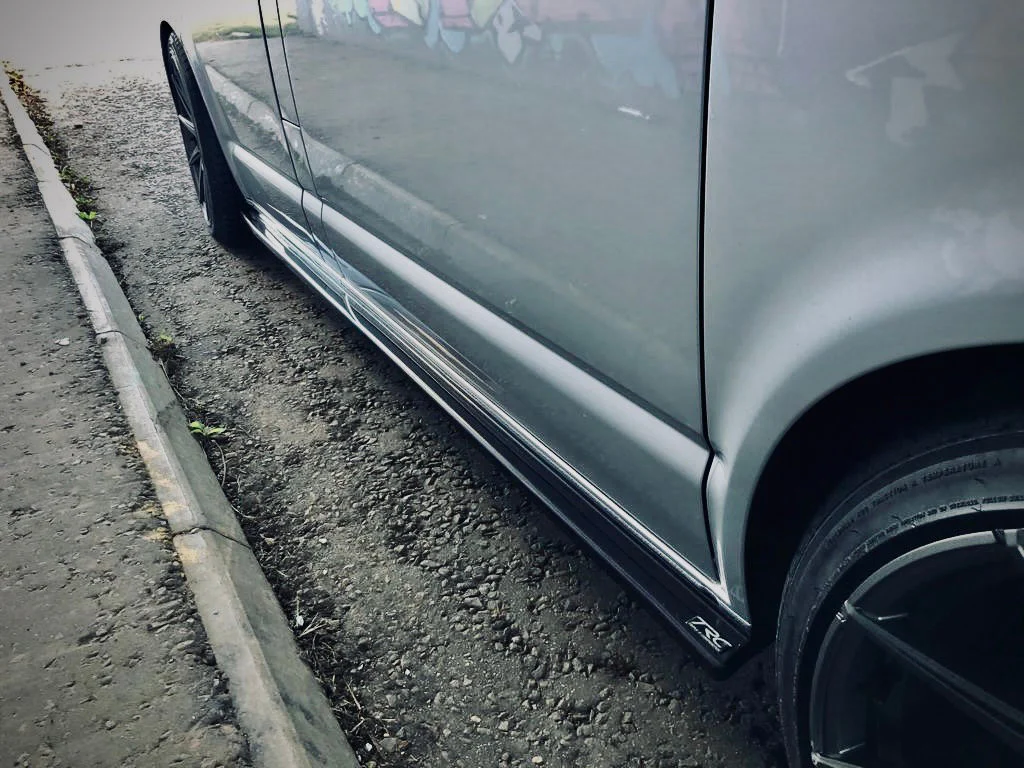 Volkswagen Transporter T6 Non-Sportline Short Wheelbase - Side Skirt Splitters - Image 3